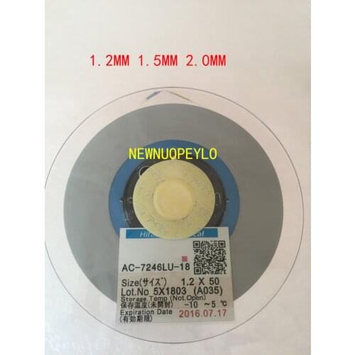 2PCS New Date ACF AC-7246LU-18 TAPE For LCD Screen Repair 1.2/1.5/2.0mm*10m/25m/50m Original LCD Anisotropic Conductive ACF Film