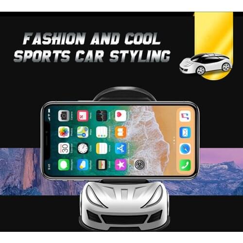 Car Model Mobile Phone Support Holder Mount Navigator Dashboard Support Fixed Driving Paste Type Stands Cell Phone Accessories