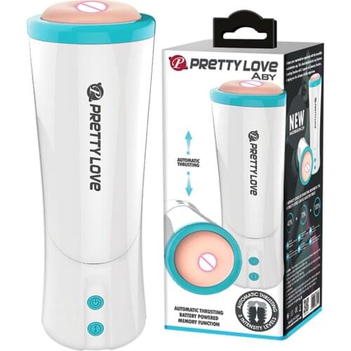 Newest Adult Sex Toys For Man Telescopic Masturbation Cup Realistic Anal Pussy Male Masturbator Voice Sex Machine Erotic Toy