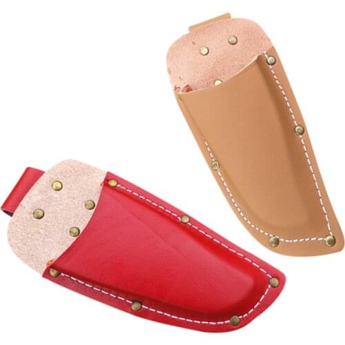 Professional garden pruning shear pouch Gardening Pruner Shears Sheath, Premium PU Leather Protective Case Cover 2 colors