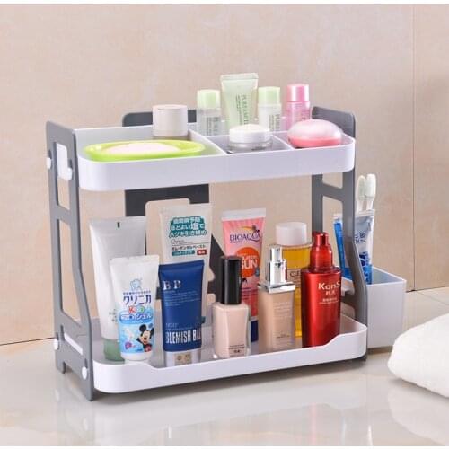 Separate Design Heightened Base Tightly Connected Creativity Storage Double-layer Combination Rack Home Storage