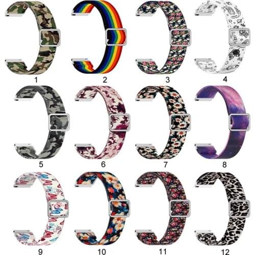 100pcs 20mm 22mm Band for Samsung Galaxy watch 3/41mm/42mm/active 2/Gear S2 bracelet Huawei watch GT/2/2e/Pro strap