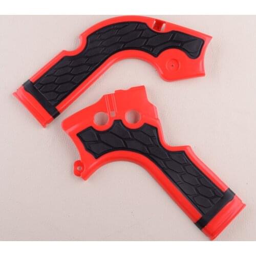 2Pcs Motorcycle Motorbike Frame Guards Fairing Covers Protector Decoration Fit for Honda CRF250R CRF450R 2014 2015 2016