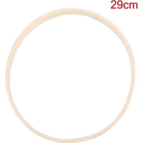 1pc Bamboo Ring Hand-made DIY Decoration Round Wood Dream Catcher Ring HoopHandmade Hoop Dreamcatcher wall Craft Decor 29cm