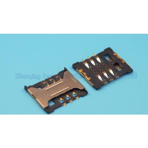 10pcs/lot Sim Card Slot holder For Lenovo A388T A398T A628T A238T A688T A300T S920 etc 14mm*16.5mm