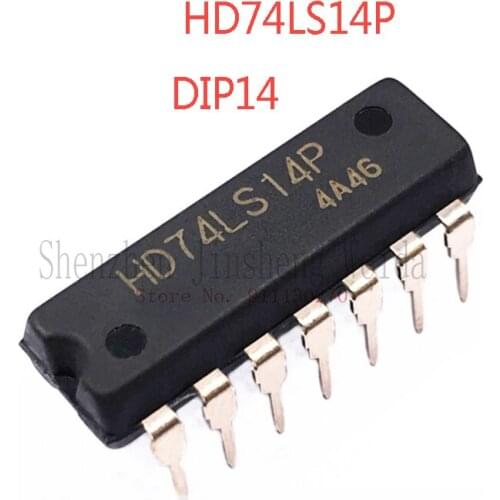10PCS SN74LS14N DIP14 SN74LS14 DIP 74LS14N 74LS14 DIP-14 HD74LS14P new and original IC