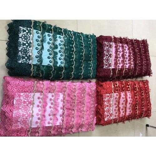 Free shipping gorgeous BZL-9705 African lace fabric New arrival fashion design French net lace fabric