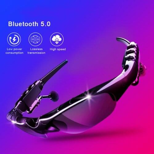 Wireless Stereo Outdoor Smart Glasses Sunglasses Bluetooth-compatible Headphone Volume Control Call Earphone For Smart Phones