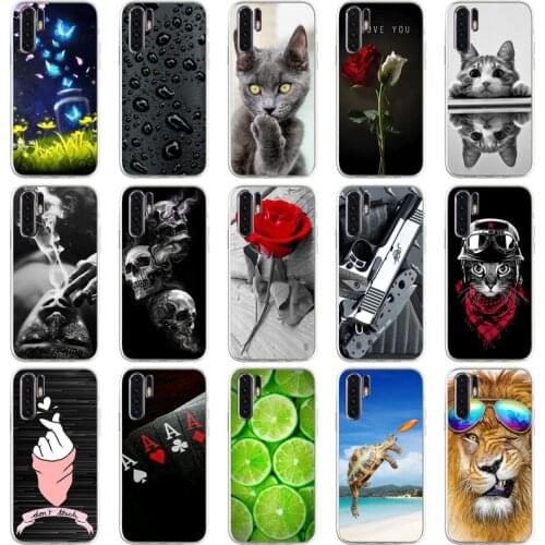 Phone Case For Huawei P30 Lite Case Back Cover Silicone Soft TPU Coque For Huawei P30 Pro Cases HuaweiP30 P30Pro P30lite Bumper