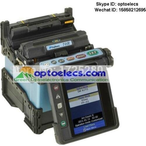 DHL Free Shipping The newest ribbon fusion splicer 70R mass optical fiber fusion splicer
