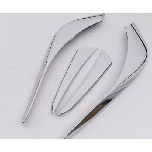For Mazda CX-5 2017 High-quality ABS Chrome Rear fog lamps Rear lamps eyebrows decorative strips car accessories Car styling
