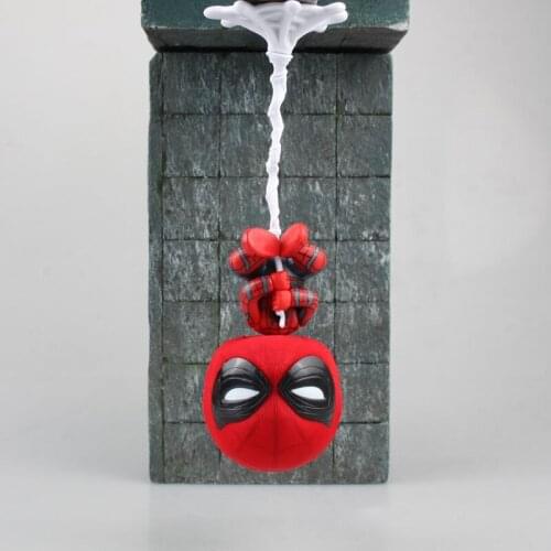 Disney Marvel Avengers 16cm Q Version Cute Spiderman Action Figure Anime Mini Decoration Pvc Collectible Figure Toy Model