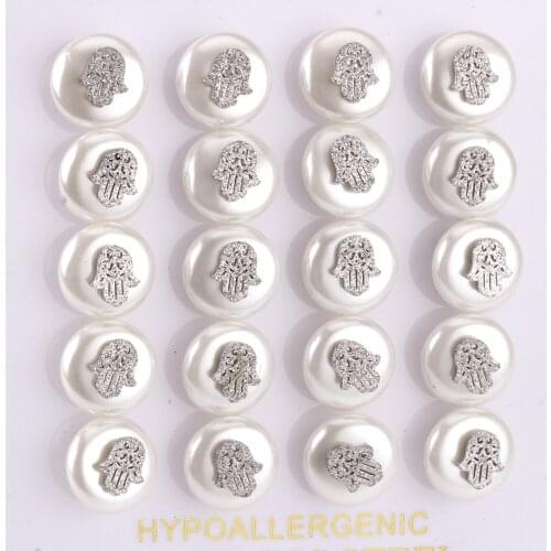 LUXUKISSKIDS 10pair/lot Kids Earings 2020 Fashion Jewelry Women Earrings Fake Pearl Korean Stud Earring For Women/Girl Brinco