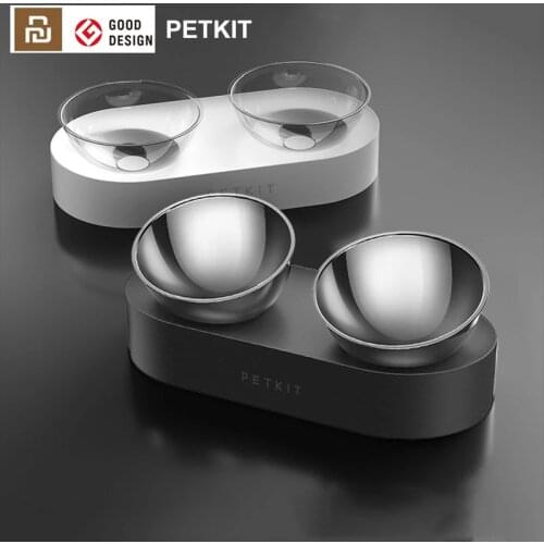 Xiaomi Petkit Pet Bowl Dog Feeding Dishes Adjustable Double Feeder Bowls Water Cup Cat Bowls Drinking Bowl Pet Supplies