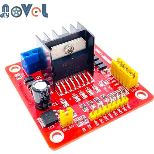 L298N DC Motor Driver Module Stepper Motor Board Dual H Bridge Max 20W 2A / Bridge Smart Car Robot High Power For Arduino DIY