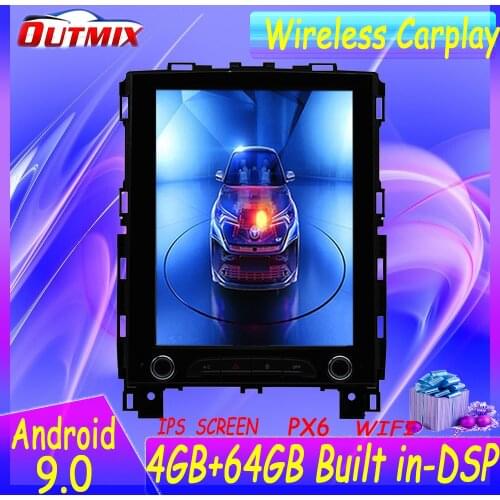 Tesla Screen Android 9 64GB PX6 Car GPS Navigation Multimedia Player For Renault Koleos / Megane 4 2017-2019 Radio Stereo Unit