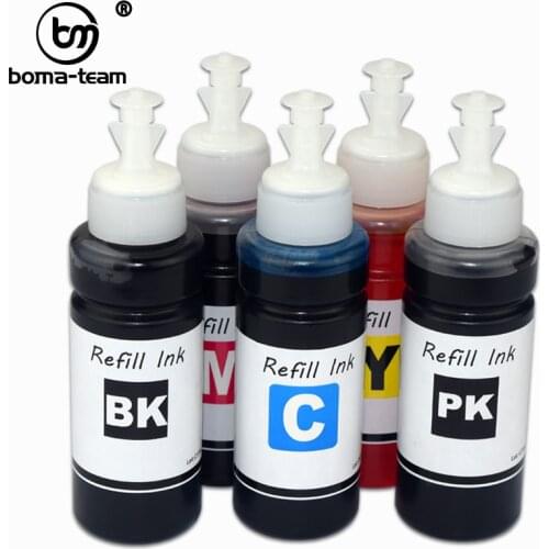 5 Color ink refill kits for hp 178 364 564 for hp photosmart c5380 c6380 d5460 c309 printer bulk refill dye ink