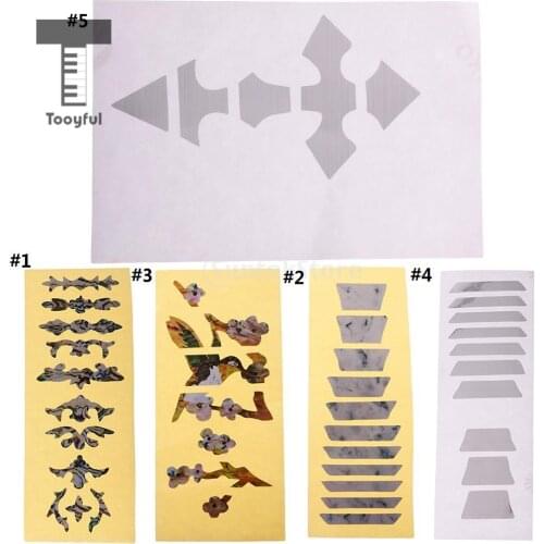 Tooyful Fretboard Stickes Decal Marker for Acoustic Electric Guitar Bass Decorate Instrument Accessories