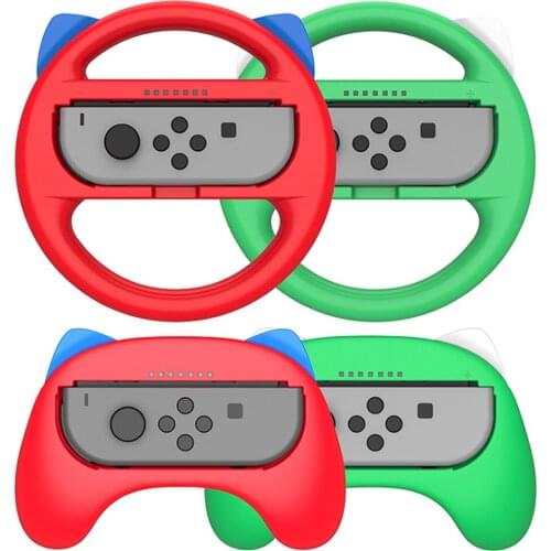 New 4 IN 1 Joycon Game Steering Racing Handle Steer Wheel Holder for Nintend Switch NS Joy-Con Controller Gamepad Hand Grip