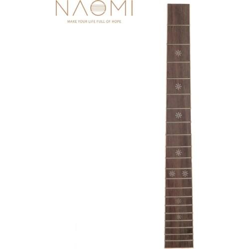 NAOMI Guitar Fretboard 41'' 20 Fret Rosewood Guitar Fretboard Acoustic Folk Guitar Snowflake Guitar Parts Accessories