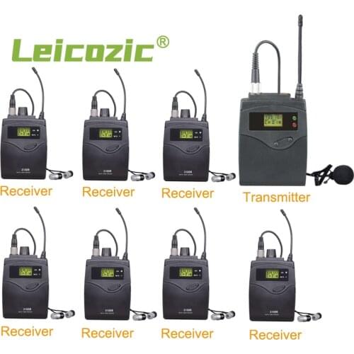 Leicozic Professional Tour Guide System Wirelss Lavalier Mic 3100 Serires Mono UHF Bodypack Transmitter Simultaneous Translation