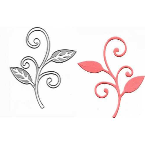Branch Dies Scrapbooking Soldes Metal Cutting Die For DIY Craft New Clear Stamps Embossing Folder Mold Slimline Die Cut Stenicl
