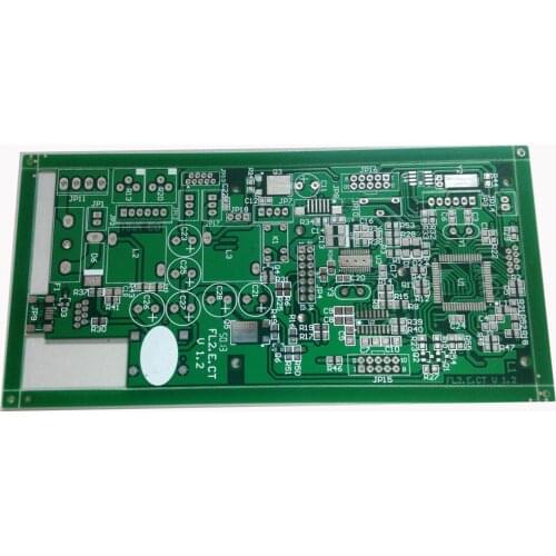 Two Face Green Schaltung Board Metalized Vias Without Extra Charge No Limitation for Shape