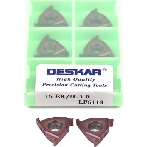 16ER IL 0.7 0.8 0.9 1.0 1.1 1.2 1.3 1.4 1.5 1.6 1.7 1.8 LF6118 Carbide Grooving Inserts CNC Lathe Shallow Slotting Turning Tool
