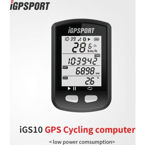 IGPSPORT IGS10 Bike Computer ANT+ Waterproof IPX6 Wireless Sports GPS Bicycle Speedometer Bicycle Digital Stopwatch Accessories