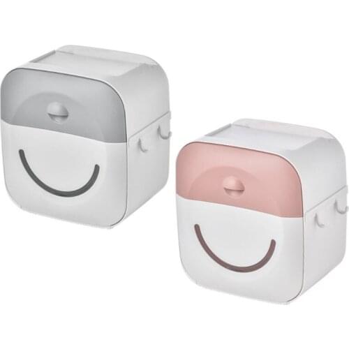 Waterproof Toilet Roll Paper Holder Wall Mounted Tissue Stand Case Box Towel Storage Rack for Home Bathroom Accessories