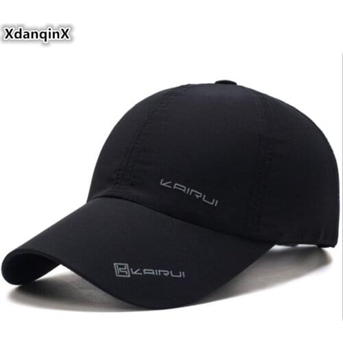 XdanqinX Snapback Cap Adult Mens Thin Breathable Letter Baseball Caps Adjustable Size Womens Fashion Tongue Cap Couple Hat