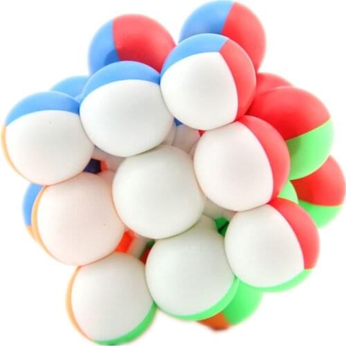 YJ Little Ball 3x3 YuanZhu Kid Puzzle 3x3x3 Magic Cube Educational Toys Cubo Magico