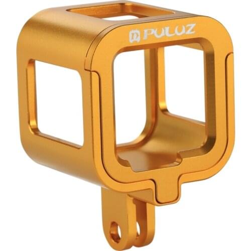 PULUZ Housing Shell CNC Aluminum Alloy Protective Cage with Insurance Frame for GoPro HERO5 Session /HERO4 Session /HERO Session