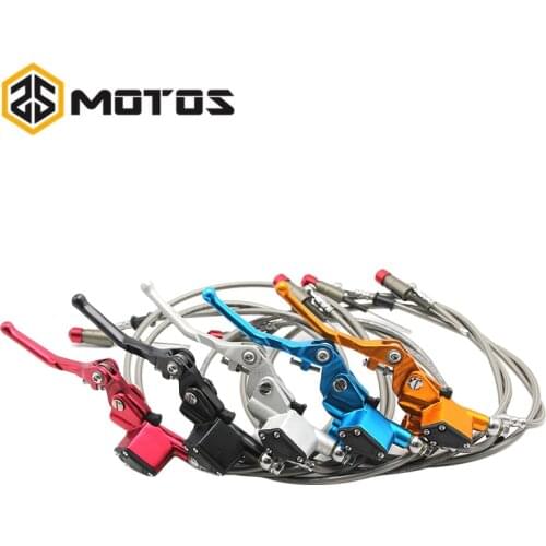 ZS MOTOS Hydraulic Clutch 1200mm Lever Master Cylinder For 125-250cc Vertical Engine Off Road Motorcycle Dirt Bike Motocross