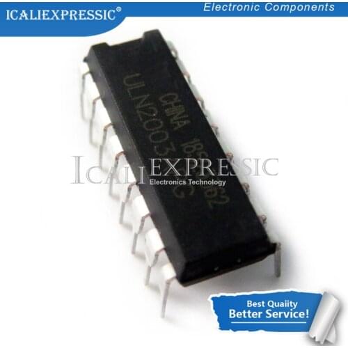 10PCS ULN2003APG ULN2003A ULN2003 ULN2003AP DIP-16 In Stock