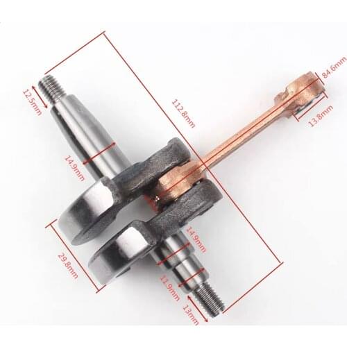 2019 New Model New model crankshaft for 1E44F-5,52CC brush cutter grass trimmer whipper snipper