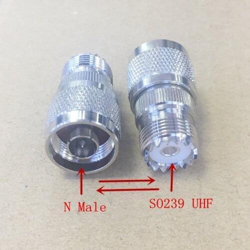 5pcs/lot N male to SO239 UHF M Female connector adapter for Yaesu FT7800R FT7900R FT8800R FT8900R etc car mobile radio