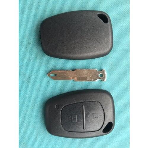 5pcs/Lot of New Replacement Shell Cover For Renault 2 Remote Key Shell Blank Case Uncut Key Blade No Logo