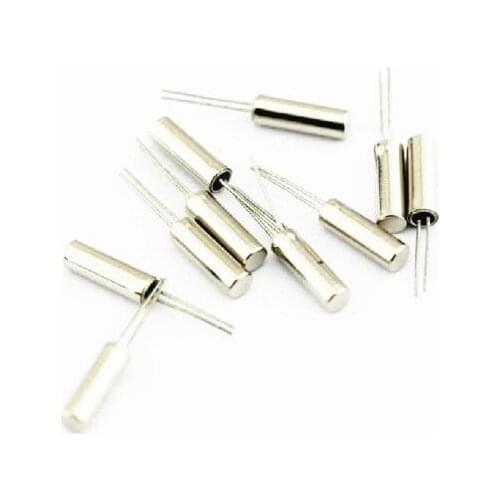 50PCS 32.768 kHz 32.768k Hz Crystal Oscillator 3 x 8 mm Cylinder