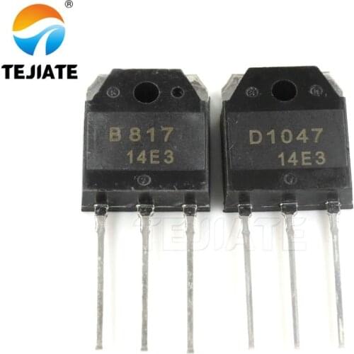 6pcs/lot 3Pairs OF 2SD1047 & 2SB817 (D1047 & B817) Transistors In Stock