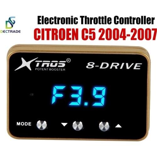 DECTRADE Car Electronic Throttle Controller Racing Accelerator Potent Booster For Citroen C5 2004-2007 Tuning Parts 8 Drive