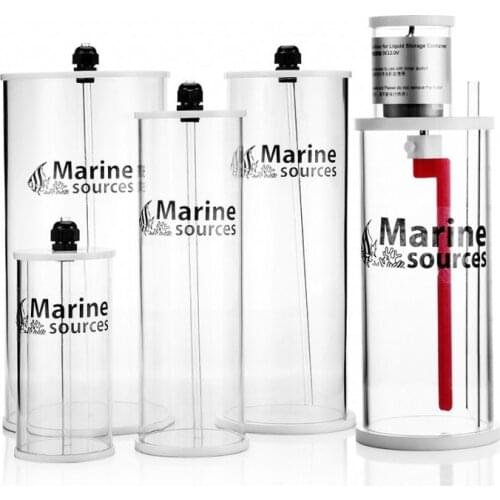 Marine Source Aquarium Dosing Pump Liquid Container 0.8Liters 1.5Liters 2.5Liters 5.0 Liters