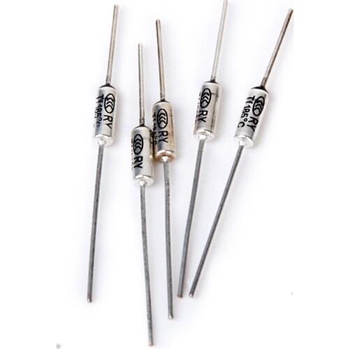 5Pieces Modern 10A / 250V Electric Rice Cooker Fuse Temperature Insurance Pipe