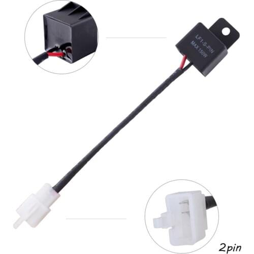 Motorcycle 2 Pin 12V Signal Rate Control Relay Electronic LED Turn Signals Light Flasher Blinker Flasher Relay Motorcycle Parts
