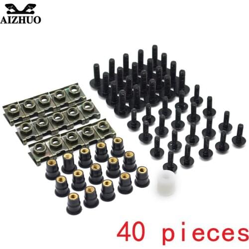 Motorcycle Accessories Aluminum Windscreen Fairing Bolts Nuts Screws for honda CBR 954RR 929RR 600RR 1000RR CBR125R 300R 500R