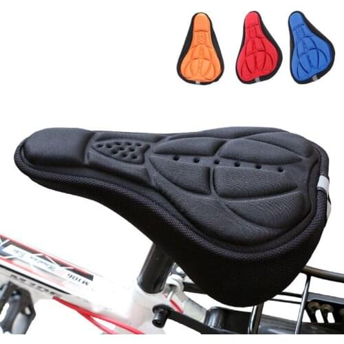 Bicycle Saddle 3D Soft Bike Seat Cover Comfortable Foam Seat Cushion Cycling Saddle for Bicycle Bike Accessories