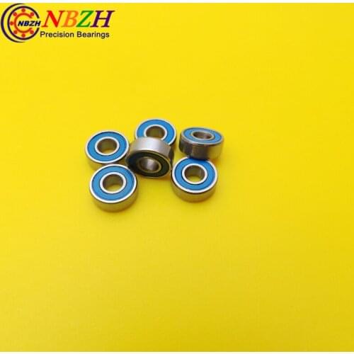 NBZH 10 PCS Blue double rubber sealing cover miniature deep groove ball bearing MR83-2RS 3*8*3 mm R830 high quality ABEC-5 Z2