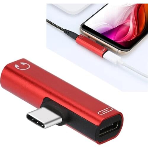 USB C Type C To 3.5mm Headphones Converter Audio Charger Adapter 2 In 1 Earphone Adapter Cable For Samsung Huawei Xiaomi Phone