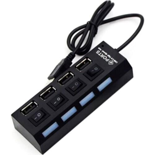 Usb High Speed 4-Port Hub Independent Switch Hub Four-Bit Splitter Hub Usb Multi-Interface Hub Professional