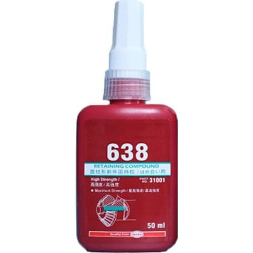 87HD 50ml High Strength 638 Anaerobic Adhesive Cylindrical Retaining Adhesive Cylinder Metal Parts Bearing Locking Sealing Glue